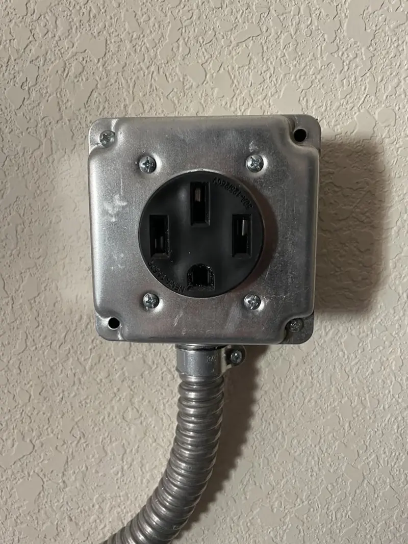 NEMA 14-50 outlet installed for Electrical Panel Upgrade in La CaÃÂ±ada Flintridge